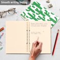 thumbnail image 4 of FORMRS 1-Subject Spiral Notebook 8" x 5" College Ruled 60 Refillable Sheet A5 Hard Cover, Cactus Pattern, 4 of 7