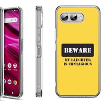 Shockproof Phone Case for T-Mobile Revvl 8, by OneToughShield - Laughter
