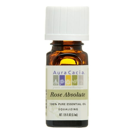 Aura Cacia Essential Oil, Rose Absolute, 0.125 Fl Oz