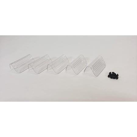 BROCK'S VISOR PARTS (5) New Fits Lund Cab Moon Sun Visor Replacement Light Lens Lenses (Clear)