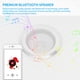 thumbnail image 4 of Crystal Edge Starry Lampshade Lámpara De Techo Música Redonda Luz De Techo Wifi + Altavoz Bluetooth Compatibilidad Con Control De Aplicaciones / Control Remoto Con Color De Luz Rgb Blanco Frío Cálido Sweethay HA024979-01, 4 of 6