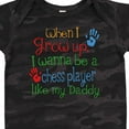 thumbnail image 4 of Inktastic Chess Player Like Daddy Boys or Girls Baby Bodysuit, 4 of 5