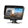 thumbnail image 1 of 7 Inch Truck Car Monitor 2CH DVR Video IPS Screen Recorder For Motorhome Reverse Backup Vehicle Camera DC 12-24V ,Clear Images, 1 of 7