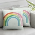thumbnail image 4 of BANET Set of 2 Rainbow Pillow Covers  for Home Decor 18x18in, 4 of 8