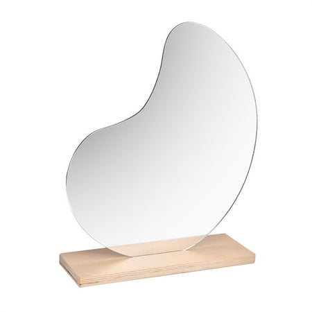 

Wooden Up Style Mirror Home Irregular Tabletop Decoration Make European Board Bathroom Products Kitchen Towels
