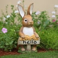 thumbnail image 3 of Mainstays Outdoor Welcome Bunny Garden Statue, 3 of 11