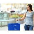 thumbnail image 4 of Alpine Industries Blue Trash Can Recycle Bin and Drop Slot Lid, 4 of 4
