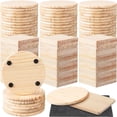 thumbnail image 1 of Posavasos de madera Hushee, 96 unidades, 10 cm, pino con almohadillas de espuma, 1 of 7