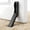Black, variant on Foldable Kickdown Door Stopper Heavy Duty Tall Door Stop Kick Down Holder for Bottom of Door, Wall Protector for Gaps Under 10cm, No Bending Operation, Black (1 Pack)