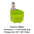 thumbnail image 2 of Boquilla ajustable 6 en 1 para lavadora de alta presión de 1/4 de pulgada y 3000 psi (verde), 2 of 2