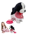thumbnail image 1 of PLGEBR 2026 Lifelike Robot Dog Toy, Interactive Walking Plush Puppy with Touch Sensing, Voice Mimic & Sounds, Leash Remote Control, Soft Fur Battery Powered for Kids, 1 of 8