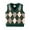 95# Green, variant on oqasdz Girls Vests Toddler Baby V Neck Sleeveless Plaid Print Knitted Warm Sweater Vest Adorable Casual Outwear Top Size 3 Y-4 Y