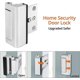 thumbnail image 2 of Home Security Door Lock Reinforcement, Childproof Safety Door Lock Latch Withstand 800lbs for Inward Swinging Door, 2 of 4