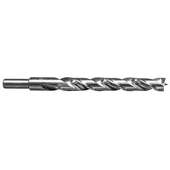 Century Drill & Tool, 37315, 15MM,HSS Brad Point,Drill Bit, Wood Boring Tools