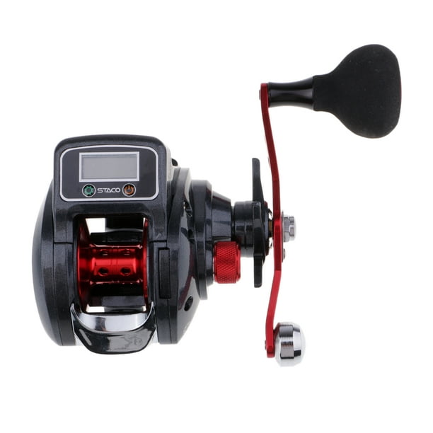 Rollfish 18+1 Ball Bearing Rechargeable Baitcasting Reel 39.7lb Max Drag 6.4:1 Baitcaster Fishing Reel with 8 Magnet Braking System, Size: Right Hand