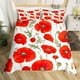 thumbnail image 3 of Amapola Ropa de Cama Juego de Funda Nórdica Twin Tamaño Floral Flor Impreso Ropa de Cama, 3 of 6