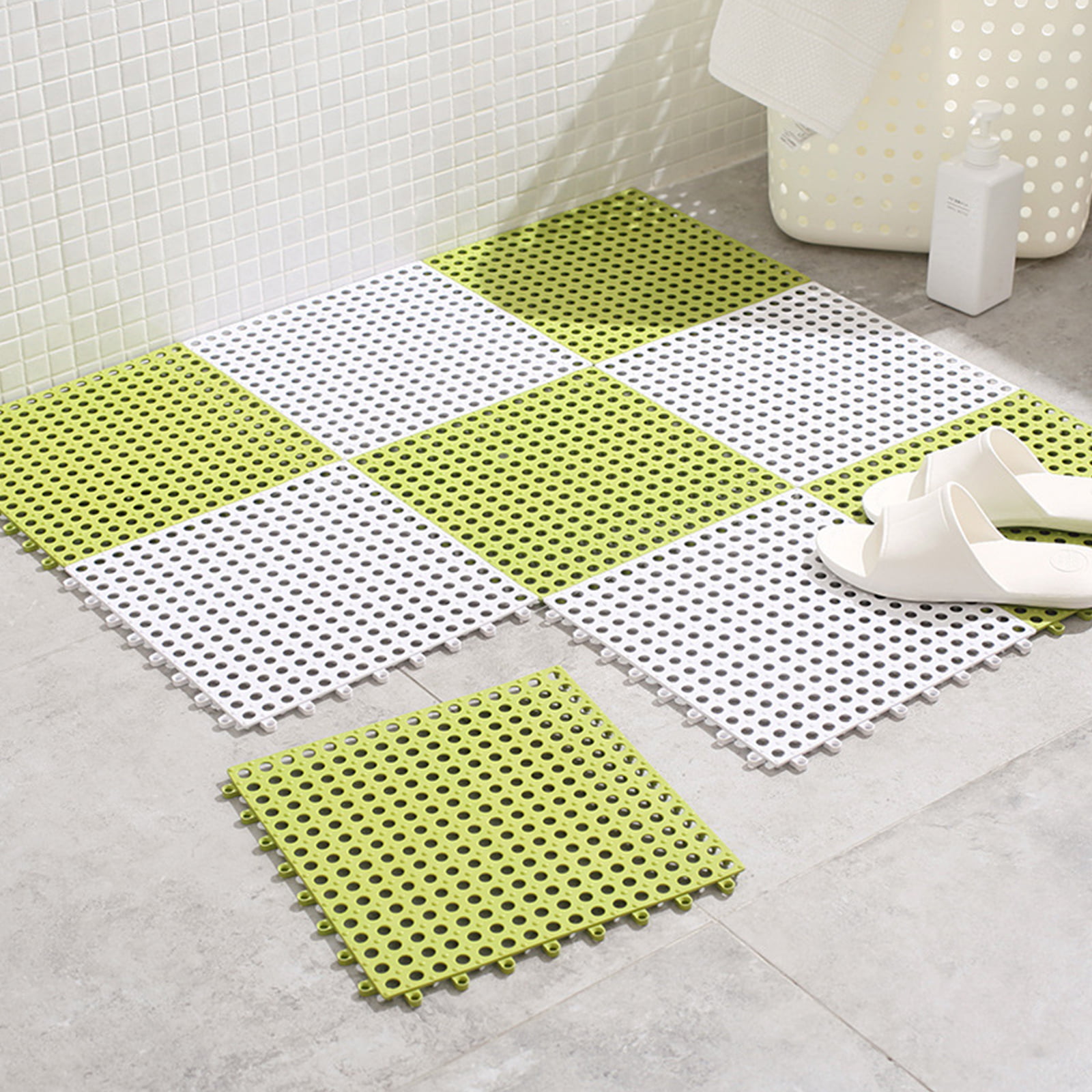 Toolots Non-Slip Hydrophobic Floor Mat for Bathroom/Pool/Shower
