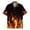 Orange@GC@, variant on CONZONE Mens Buttons Down Shirts Short Sleeve Shirts for Men Trendy Graphic Lapel Soft Lightweight Summer Tops