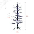 thumbnail image 2 of Haunted Hill Farm 5 ft Dancing Halloween Tree Animatronic, Halloween Decor, HH050DANCETR-PUR, 2 of 11