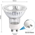 thumbnail image 2 of Halogenlampa GU10 35W 230V, 380lm Varmvitt 2700K, Dimbar Halogen Spotljuslampa, för Skåpsbelysning, Displaybelysning, 6-pack, 2 of 5