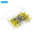 thumbnail image 3 of Uxcell Sewing Pins, 1.5 Inch Straight Pin with Plastic Pearlized Ball Head, Golden,200Pack, 3 of 6