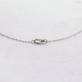 thumbnail image 4 of Ross-Simons 0.50 ct. t.w. Bezel-Set Diamond Station Necklace in 14kt White Gold, Women's, Adult, 4 of 5