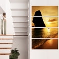 thumbnail image 1 of Amazing Evening Tropical Beach - Seashore Canvas Art Print, 1 of 3