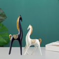 thumbnail image 4 of 2 estatuas de hechas a mano, de resina, colección de esculturas, adornos en miniatura para interiores, para decoración de Negro Baoblaze Figurilla decorativa, 4 of 5