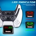 thumbnail image 5 of Xahpower PS5 Controller Charging Station,Charging Dock Station with LED Indicator, 5 of 7