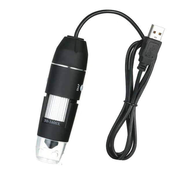 CNKOO 1600X Magnification USB Digital Microscope with OTG Function 8- Magnifying Glass Magnifier with Stand