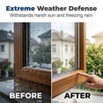 thumbnail image 3 of 9900 Sealant Waterproof, Outdoor Silicone Sealant, Quick Drying Transparent Adhesive Sealant for Roof Leaks & Wall Cracks, Heat & Stretch-Resistant, Tear-Proof for Exteriors (Transparent), 3 of 7