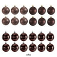 thumbnail image 3 of Wosthever Adornos de bolas de Navidad de 24 piezas, aplicación amplia, decoración efectiva duradera y confiable Kits de decoración para fiestas café, 3 of 6