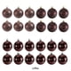 thumbnail image 2 of Advancent Adornos de bolas de Navidad de 24 piezas, aplicación amplia, decoración efectiva duradera y confiable Kits de decoración para fiestas café, 2 of 6