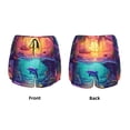 thumbnail image 5 of Haiem Hawaiian Island Dolphin Women's 2 in 1 Running Shorts - Lightweight Athletic Workout Gym Yoga Breathable Sports Shorts Liner with Phone Pockets-XX-Large, 5 of 9