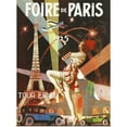 thumbnail image 1 of Great BIG Canvas | Rolled Vintage Apple Collection Poster Print entitled Foire de Paris - Vintage Cabaret Advertisement, 1 of 4