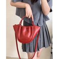 thumbnail image 2 of LinYooLi Soft Handbag for Women Fashion Ruched Basket Shoulder Bag Small Cute Soild Hobo Bag, 2 of 6