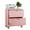 Pink-2Drawer-15.87"D x 28.94"W x 34"H, variant on GAEANET Upgrade 56" H 4 Drawer Vertical File Cabinet with Wheels, Lockable Home Office Metal File Cabinet for Legal/Letter A4 Size, Assembly Required,Black