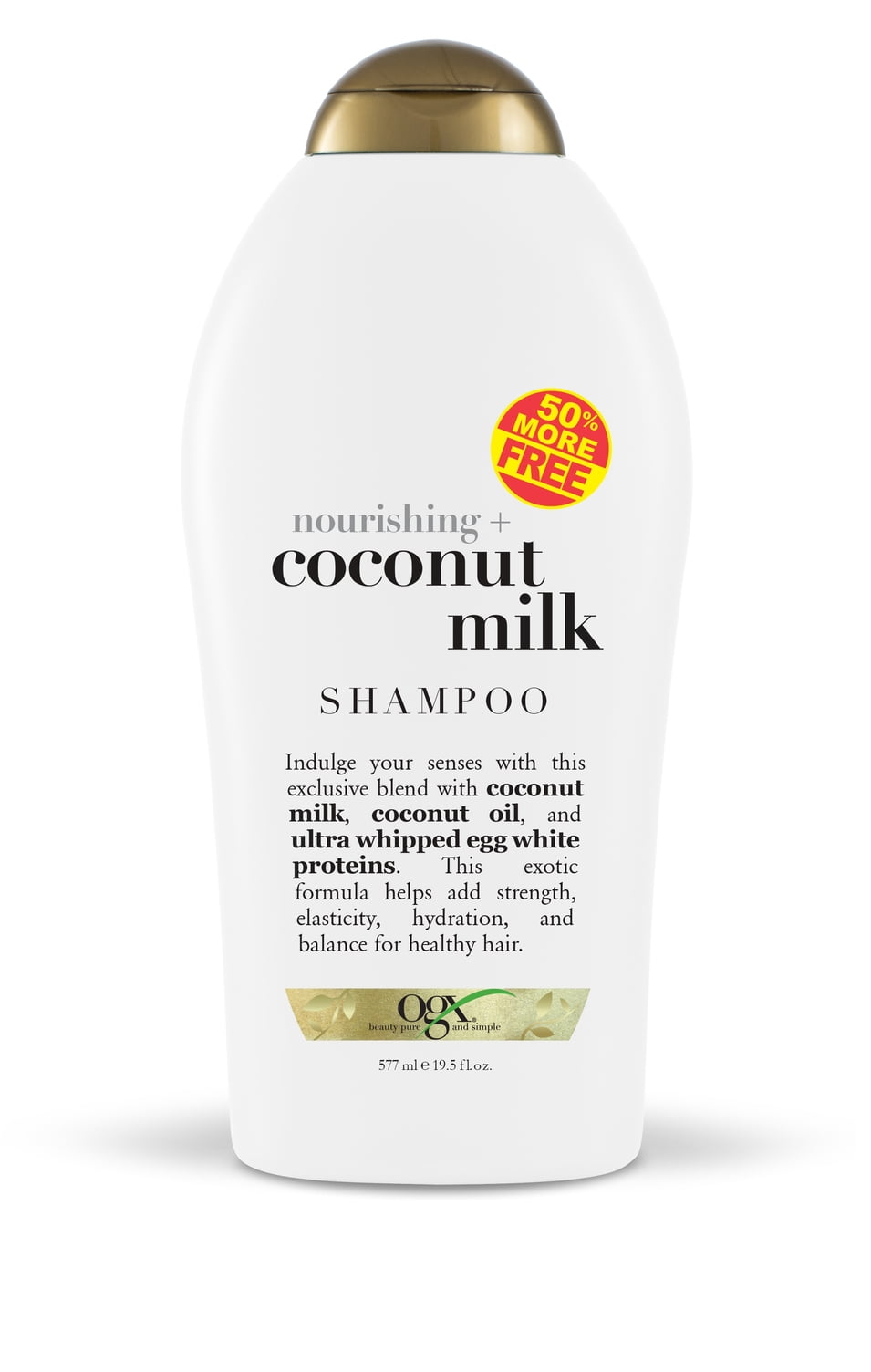 OGX Coconut Milk Moisturizing for Strong & Hair, 19.5 fl.oz - Walmart.com