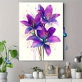 thumbnail image 4 of Purple Iris Dining Entryway Home Wall Art Decor, 4 of 8