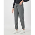 thumbnail image 2 of Hanes Comfort Fit Scrubs Women's Scrub Joggers Ebony Heather XL, 2 of 5