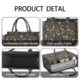 thumbnail image 3 of Pioneer Flower Floral Print Pattern Large Capacity Fashion Luxury Tote Handbag, Laptop Compatible Daily Work Bag, 15.7"x13"x5.1", 3 of 4