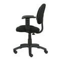 thumbnail image 6 of Boss Office Products DX Posture Office Chair with Adjustable Arms in Black, 6 of 7