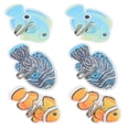 thumbnail image 3 of MasteelfCA 6 Pcs Crochets Auto-Adhésifs en Forme de Poissons Tropicaux pour la Maison, 3 of 8