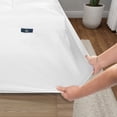 thumbnail image 5 of Serta Memory Flex Mattress Topper with 2 In Down Alternative Pillow Top Gusset, Twin XL, White, 5 of 10