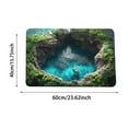 thumbnail image 2 of 3D Optical Diatomite Bath Mat Super Absorbent Non Floor Rug For Home Kitchen Living Room Entrance, 2 of 5