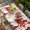 Beige, variant on Valentine's Day Table Cloths for 3 Foot Rectangle Tables, Farmhouse Red Gnomes Love Balloons Patio Waterproof Elastic Fitted Tablecloths, Washable Rectangular Table Cover for Camping
