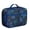 Blue-2, variant on Lunch Bag With Colorful Exotic Botanical Print, Insulated Durable Lightweight Tote For Boys & Girls, Perfect For Palm Inspired, Hawaiian, And Beach Vacation Design