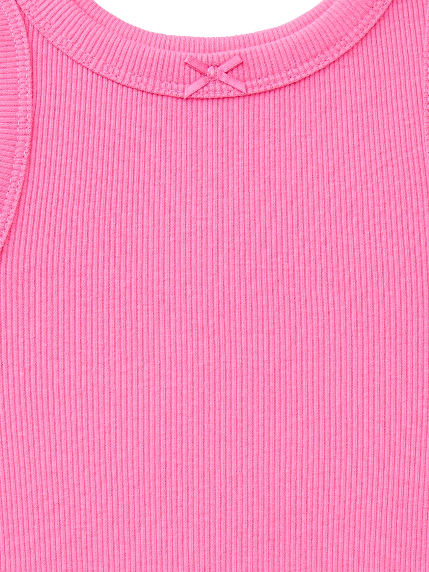 Wonder Nation Toddler Girls Ribbed Tank Top, Sizes 18M-5T