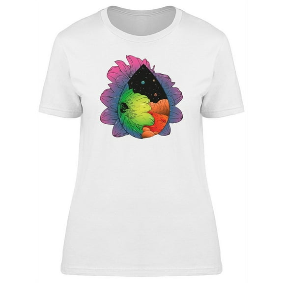 Magic World Flower Portal T-Shirt Women -Image by Shutterstock, Female Small