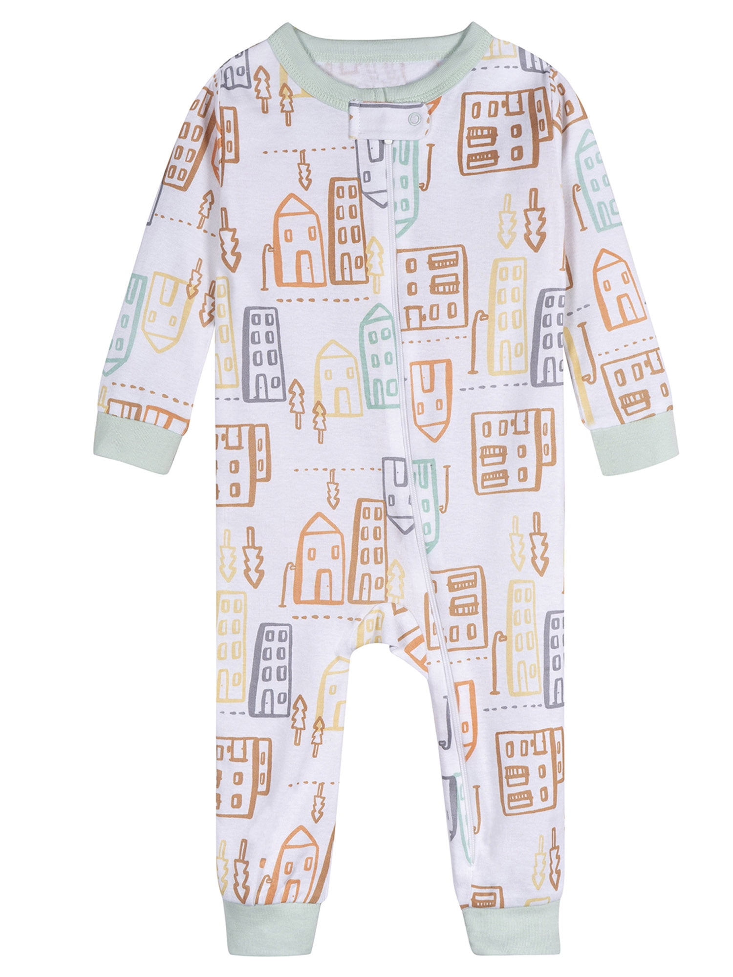 Onesies Brand Gender Neutral Footless Unionsuits, 3-Pack, Sizes 0/3 Months - 5T